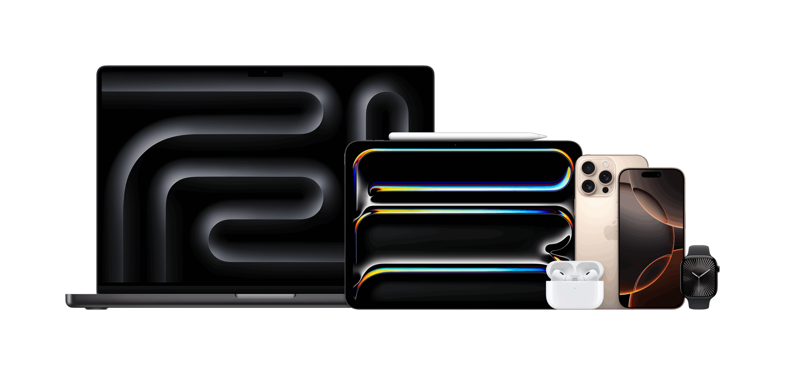 Multi-Product_MacBook_Pro_16-in_iPad_Pro_11-in_Apple_Pencil_Pro_AirPods_Pro_2_iPhone_16_Pro_Max_iPhone_16_Pro_Apple_Watch_Series_10_Screen__USEN